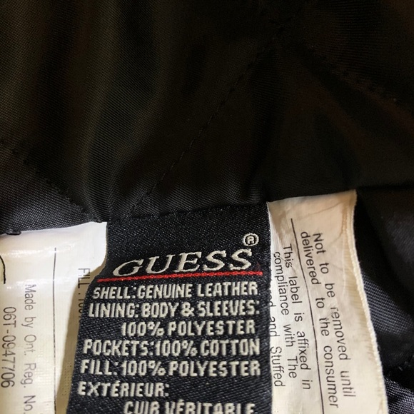 Men’s Guess leather jacket - Picture 5 of 5